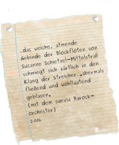 Kritik 2004 zu Konzert mit dem Sueva-Barockorchester
