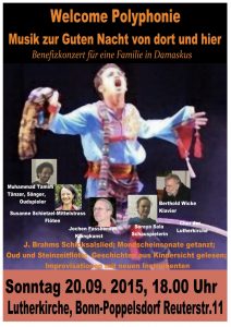 Konzert für Flüchtlinge